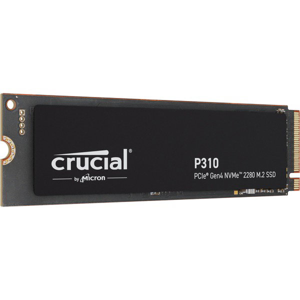 Crucial P310 1 TB, SSD - black, PCIe 4.0 x4, NVMe, M.2 2280