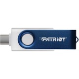 Patriot Xporter X550 32GB, USB-Stick - blue/white, USB-A und USB-C 3.2 Gen 1
