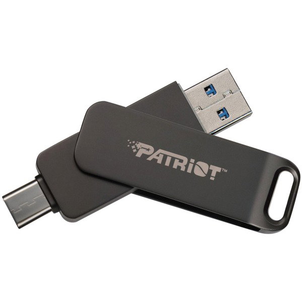 Patriot Rage R550 512GB, USB-Stick - black, USB-A und USB-C 3.2 Gen 1