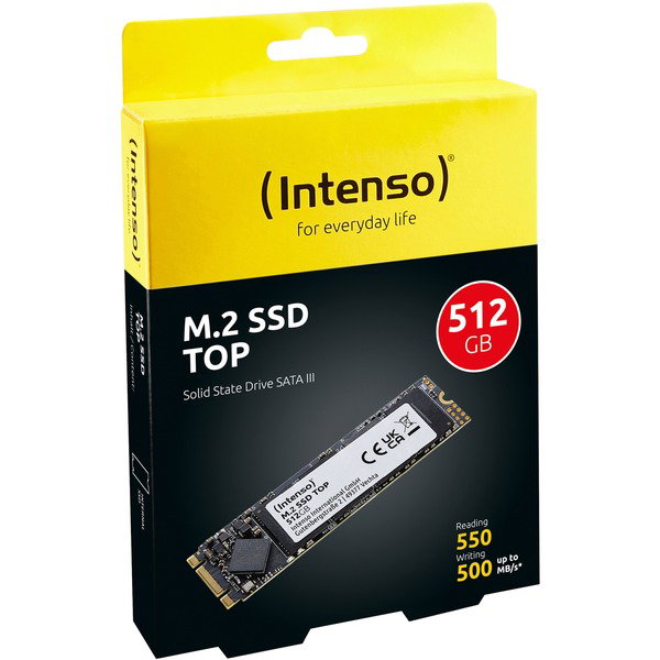 Intenso Top Performance 512 GB, SSD - SATA 6 Gb/s, M.2 2280