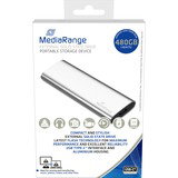 MediaRange 480 GB, Externe SSD - silver, USB-C 3.2 Gen 2 (10 Gbit/s)