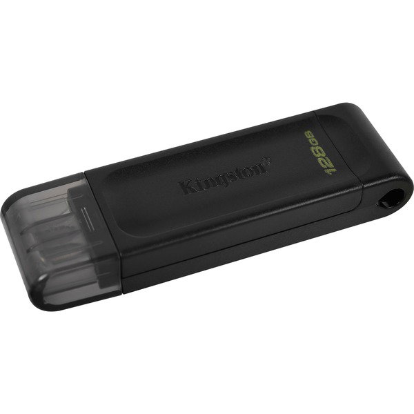 Kingston DataTraveler 70 128 GB, USB-Stick - black, USB-C 3.2 (5 Gbit/s)