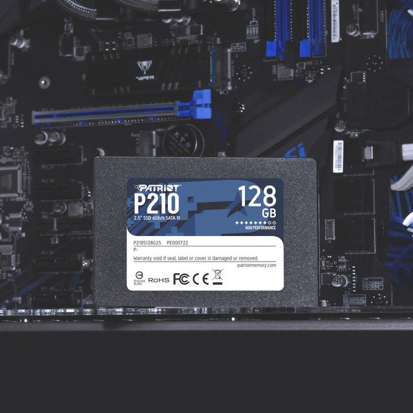 Patriot P210 128 GB, SSD - black, SATA 6 Gb/s, 2,5