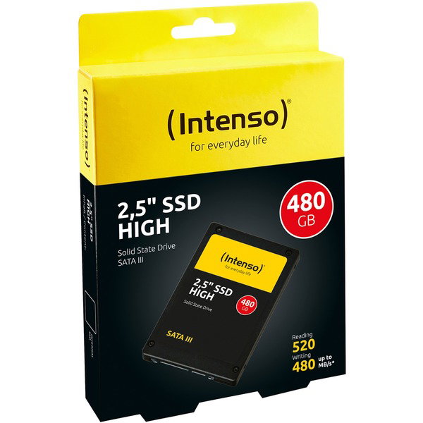 Intenso High 480 GB, SSD - SATA 6 Gb/s, 2,5