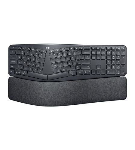 Logitech Keyboard ERGO K860 2.4 GHz Bluetooth 5.0 Scandinavian