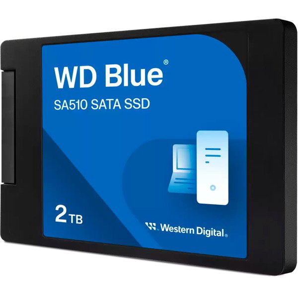 WD Blue SA510 2 TB, SSD - SATA 6 Gb/s, 2,5