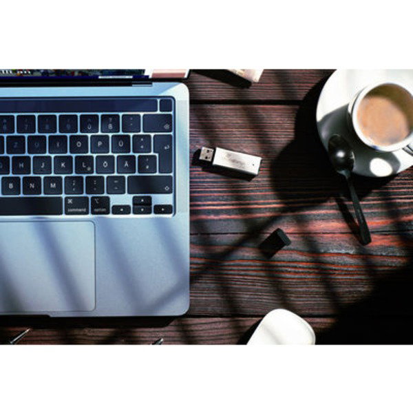 MediaRange High Performance 16 GB, USB-Stick - silver/black, USB-A 3.2 Gen 1