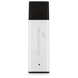 MediaRange High Performance 16 GB, USB-Stick - silver/black, USB-A 3.2 Gen 1