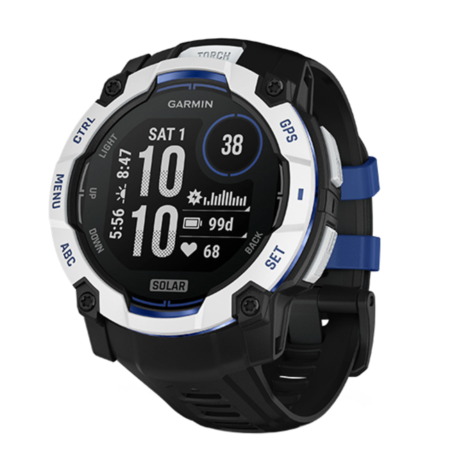 Garmin Watch Instinct 3 Solar GPS White