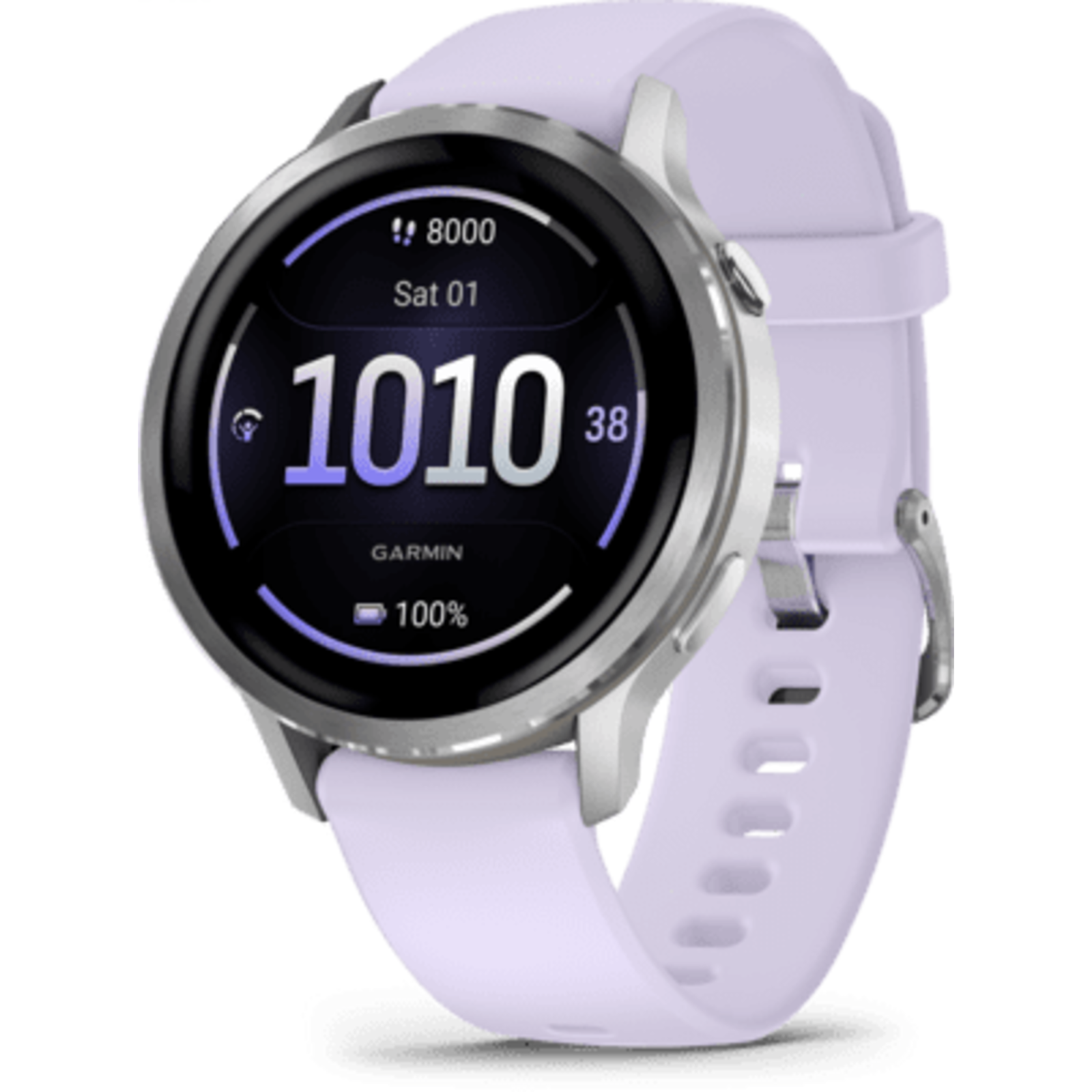 Garmin Venu 4 Quick-Change Silicone Strap Lavender