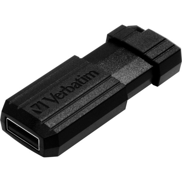 Verbatim PinStripe 64 GB, USB-Stick - black, USB-A 3.2 Gen 1