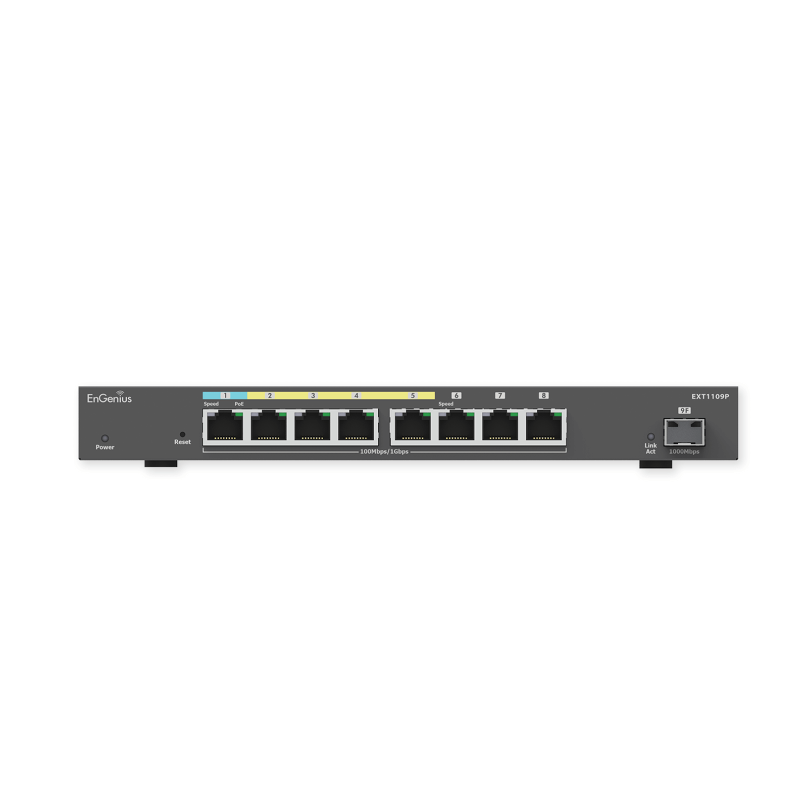 EnGenius Switch Fully Managed Extender 8x 1 GbE 4x PoE at 1x SFP Switch 8-port