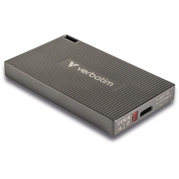 Verbatim Metal Mini SSD 512 GB, Externe SSD - USB-C 3.2 Gen 2x2 (20 Gbit/s)