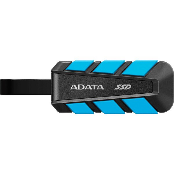 ADATA SC740 External SSD 2 TB, Externe SSD - black/blue, USB-C 3.2 Gen 2 (10 Gbit/s)