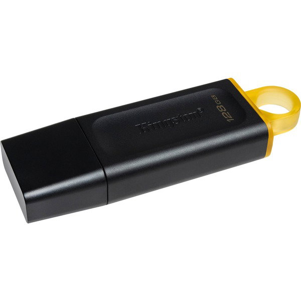 Kingston DataTraveler Exodia 128 GB, USB-Stick - black/yellow, USB-A 3.2 Gen 1