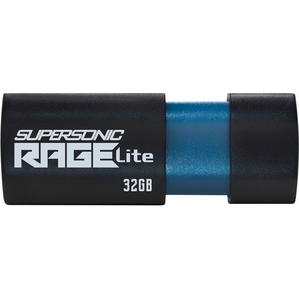 Patriot Supersonic Rage Lite 32 GB, USB-Stick - black/blue, USB-A 3.2 Gen 1