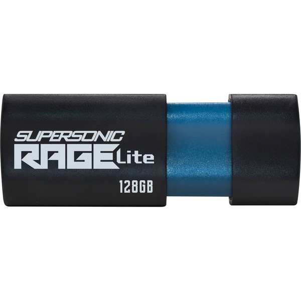 Patriot Supersonic Rage Lite 128 GB, USB-Stick - black/blue, USB-A 3.2 Gen 1