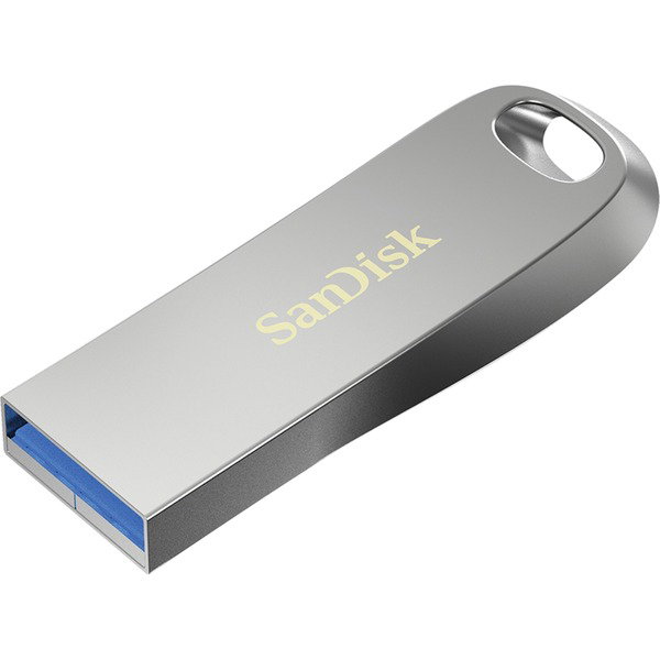 SanDisk Ultra Luxe 128 GB, USB-Stick - silver, USB-A 3.2 Gen 1