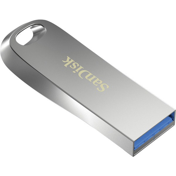 SanDisk Ultra Luxe 128 GB, USB-Stick - silver, USB-A 3.2 Gen 1
