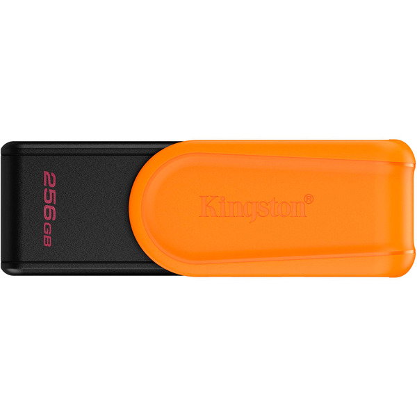 Kingston DataTraveler Exodia S 256GB, USB-Stick - black/orange, USB-A 3.2 Gen 1