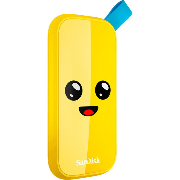 SanDisk Fortnite Portable SSD - Peely Edition 2 TB, Externe SSD - yellow, USB-C 3.2 Gen 2 (10 Gbit/s)