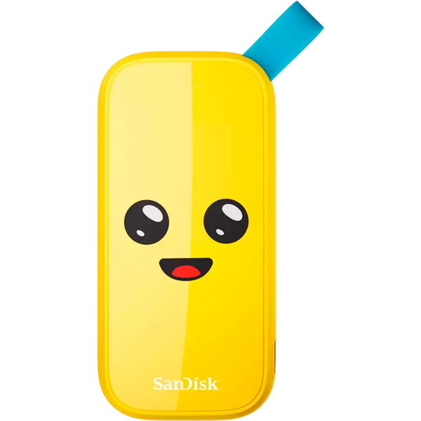SanDisk Fortnite Portable SSD - Peely Edition 2 TB, Externe SSD - yellow, USB-C 3.2 Gen 2 (10 Gbit/s)