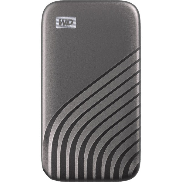 WD My Passport SSD 2 TB, Externe SSD - gray, USB-C 3.2 Gen 2 (10 Gbit/s)