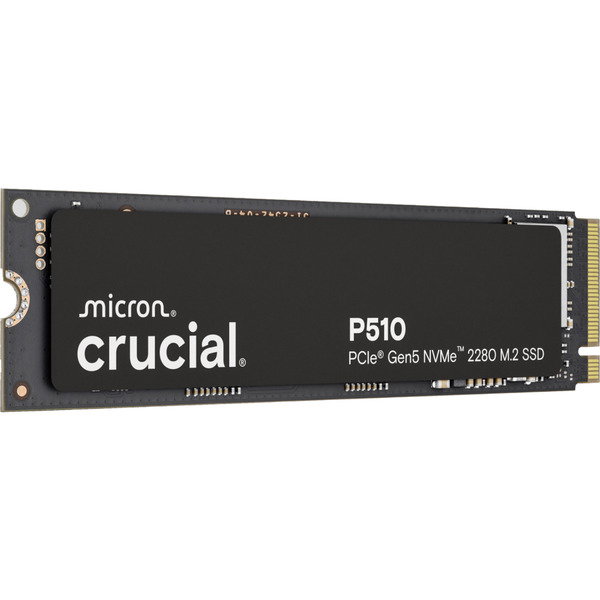 Crucial P510 2TB, SSD - black, PCIe 5.0 x4, NVMe, M.2 2280