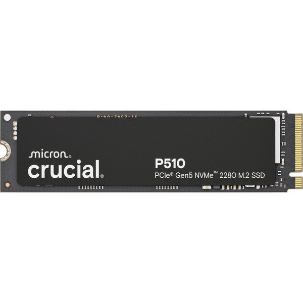 Crucial P510 1 TB, SSD - black, PCIe 5.0 x4, NVMe, M.2 2280