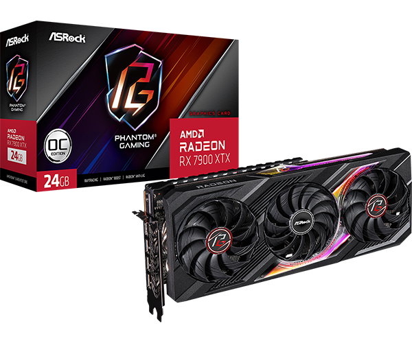 ASRock Radeon RX 7900 XTX 24GB GDDR6 PCIe 4.0 X16