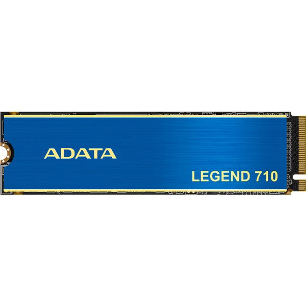 ADATA LEGEND 710 512 GB, SSD - blue/gold, PCIe 3.0 x4, NVMe 1.4, M.2 2280