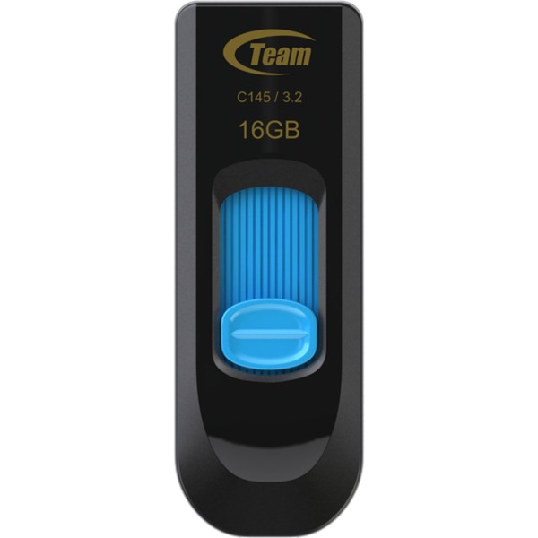Team Group C145 16 GB, USB-Stick - black/blue, USB-A 3.2 Gen 1