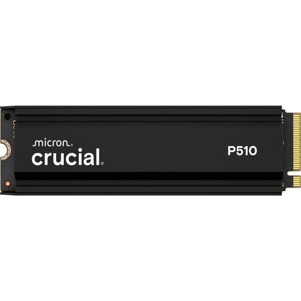 Crucial P510 2 TB with Khlkrper, SSD - black, PCIe 5.0 x4, NVMe, M.2 2280