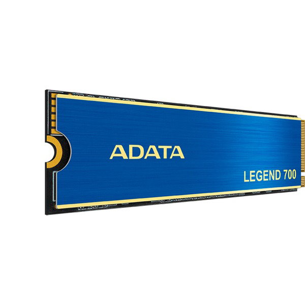 ADATA LEGEND 700 512 GB, SSD - blue/gold, PCIe 3.0 x4, NVMe 1.4, M.2 2280