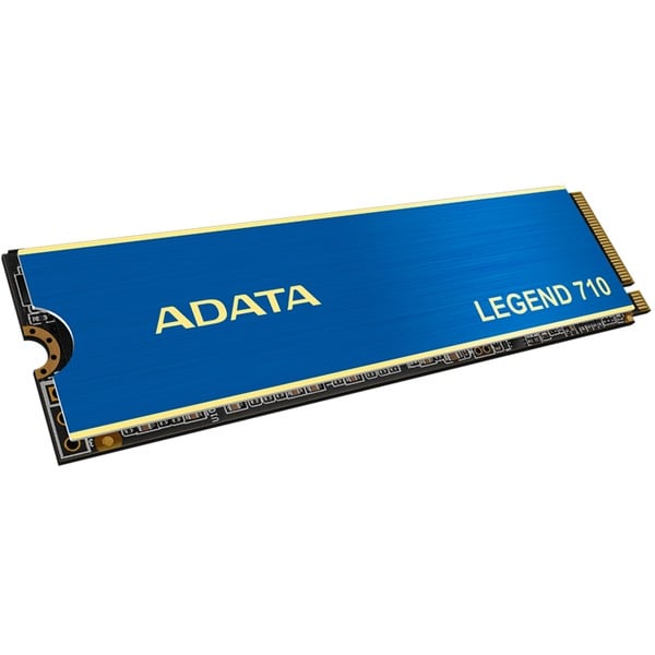 ADATA LEGEND 710 256 GB, SSD - blue/gold, PCIe 3.0 x4, NVMe 1.4, M.2 2280