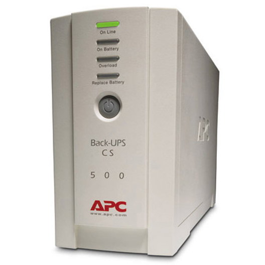 APC BK500EI Back-UPS UPS (500VA 300W Offline UPS 4x IEC320 C13 Output)
