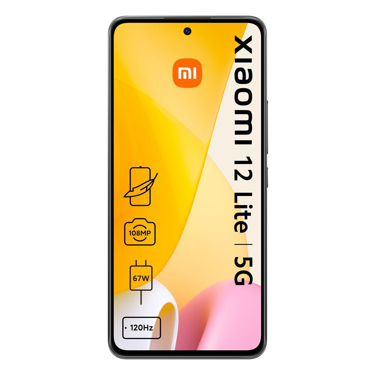 Xiaomi 12 Lite Smartphone 6.55 OLED 128GB Black Dual-SIM RAM 8GB