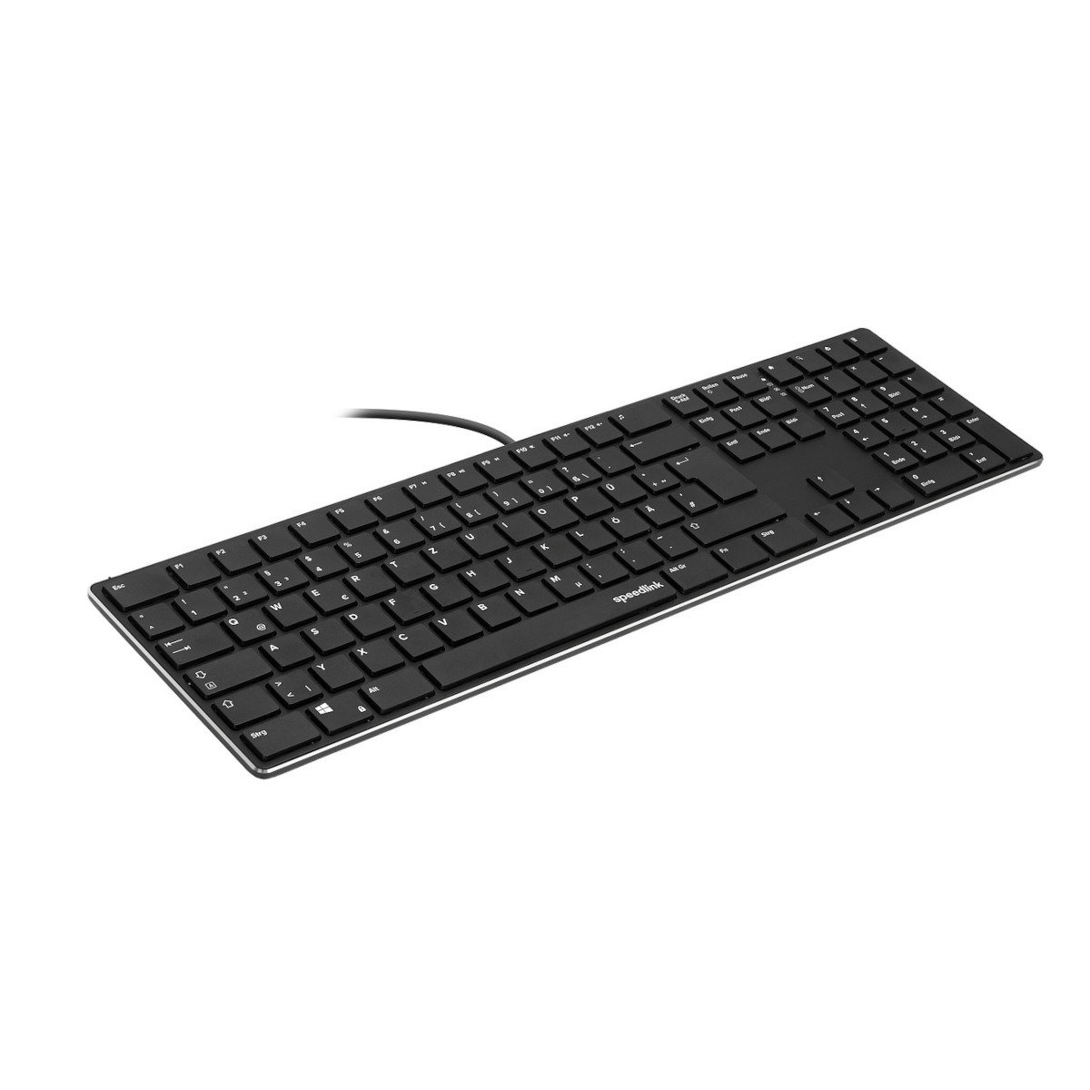 Speedlink Keyboard Slim Metal Scissor Black