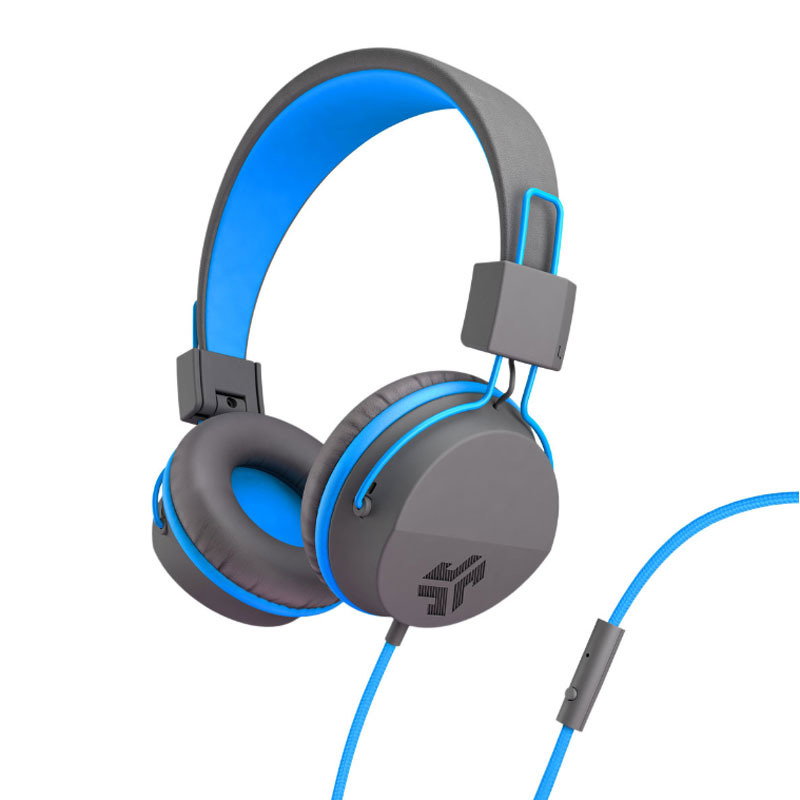 JLab JBuddies Studio Kids Blue Over-ear Headphones Microphone