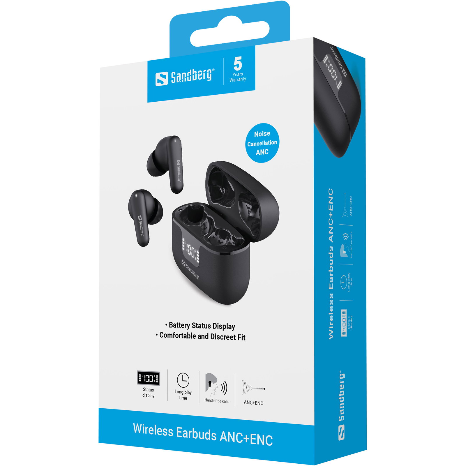Sandberg 126-52 Wireless Earbuds ANC+ENC