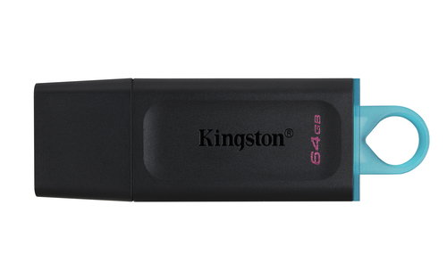 64GB DT EXODIA USB 3.2 GEN 1 - (BLACK + TEAL)