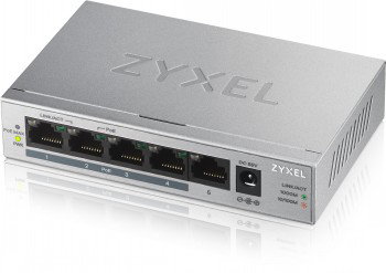 Zyxel GS1005HP Unmanaged Gigabit Ethernet (10/100/1000) Power over Ethernet (PoE) Silver