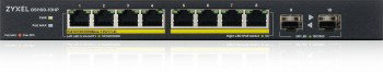 ZYXEL GS1100-10HPV2, UNMANAGED POE 8X GIGABIT, 2X FIBER UPLINK, 130 WATT POE (5Y WARRANTY)