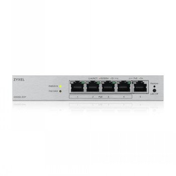 ZYXEL GS1200-5HP V3, 5 PORT GIGABIT POE+ WEBMANAGED DESKTOP SWITCH, 4X POE, 68 WATT (5Y WARRANTY)