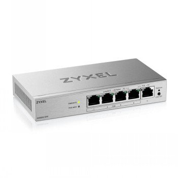 ZYXEL GS1200-5HP V3, 5 PORT GIGABIT POE+ WEBMANAGED DESKTOP SWITCH, 4X POE, 68 WATT (5Y WARRANTY)
