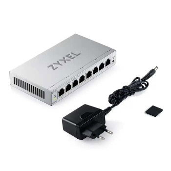 ZYXEL GS1200-8 V3, 8 PORT GIGABIT WEBMANAGED DESKTOP SWITCH (5Y WARRANTY)
