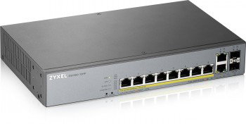ZYXEL GS1350-12HP, 12 PORT MANAGED CCTV POE SWITCH, LONG RANGE, 130W (1 YEAR NCC PRO PACK LICENSE BUNDLED) (5Y WARRANTY)