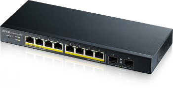Zyxel GS1900-10HP Managed L2 Gigabit Ethernet (10/100/1000) Power over Ethernet (PoE) Black