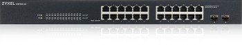 ZYXEL GS1900-24 V2, 24-PORT GBE L2 SMART SWITCH, RACKMOUNT, FANLESS (5Y WARRANTY)