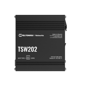 TELTONIKA MANAGED IOT SWITCH TSW202 POE+ 8X1GB RJ45 2X1GB SFP